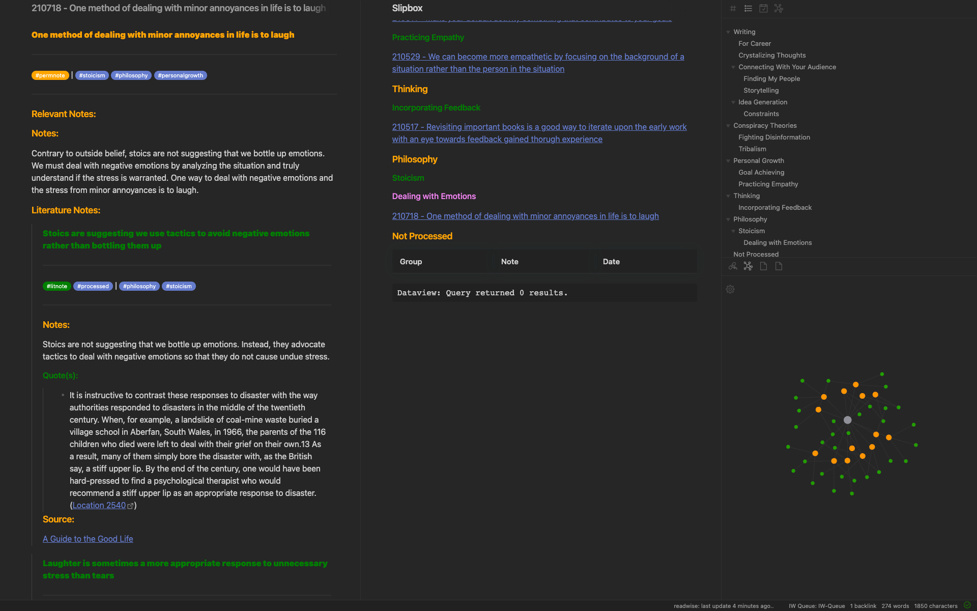 Slipbox Page After Filing