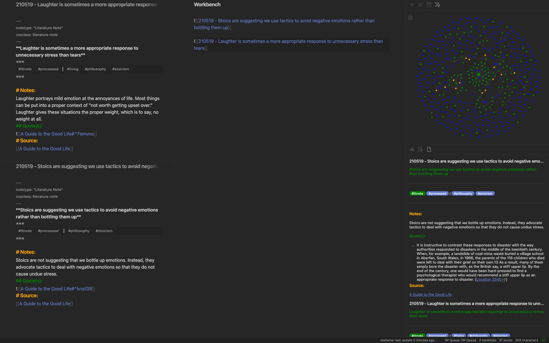 Processed Literature Notes